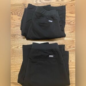 Bundle of Figs Mens Axim Cargo Scrub Pants Black Size Large Regular